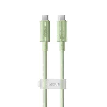 Baseus Cable Habitat Series Type-C to Type-C 5A 100W 1m, Natural Green