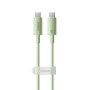 Baseus Cable Habitat Series Type-C to Type-C 5A 100W 1m, Natural Green