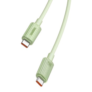 Baseus Cable Habitat Series Type-C to Type-C 5A 100W 1m, Natural Green