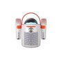 KTV Portable Karaoke Set With 2 Microphone and Speaker Y11, 10W, White 