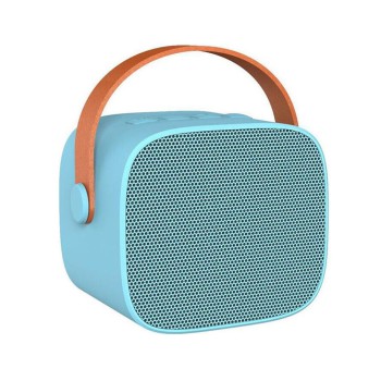 KTV Portable Karaoke Set Microphone and Speaker P2, 6W, Blue 