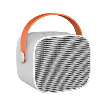 KTV Portable Karaoke Set Microphone and Speaker P2, 6W, White 