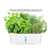 Green Grow hydroponics growing system 6 pods, White