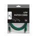 Patch Cord Green, PP12-0.5M/G, Cat.5E,Cablexpert, molded strain relief 50u
