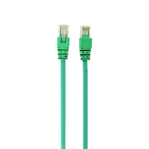 Patch Cord Green, PP12-0.5M/G, Cat.5E,Cablexpert, molded strain relief 50u