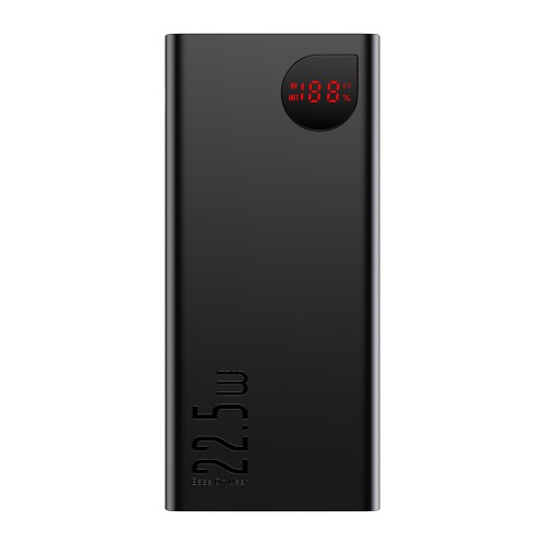 Baseus Power Bank Adaman 40000mAh 22.5W with cable Type-C 0.3m, Black