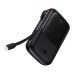 Baseus Power Bank Qpow Pro 10000mAh, 20W PD with cable Type-C 0.3m, Black
