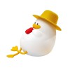 Cute Series Night Light Duck With A Hat, White