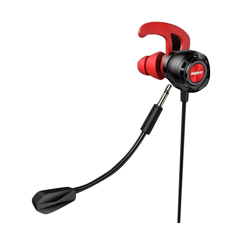Remax Headphone Lightning RM-750 Gaming, Black-Red