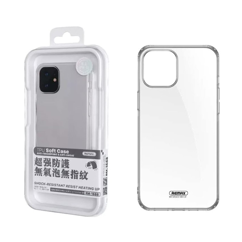 Remax Case TPU Crystal Series RM-1688 iPhone 12, Clear
