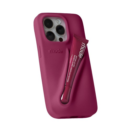 Rhode Lip Tint Phone Case iPhone 16 Pro Max,  Raspberry Jelly