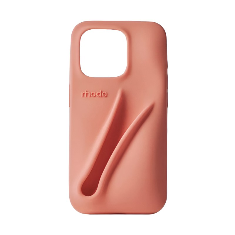 Rhode Lip Tint Phone Case iPhone 16, Peach Pit 
