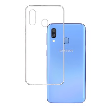 R Helmet Case TPU Soft Samsung A40, Clear