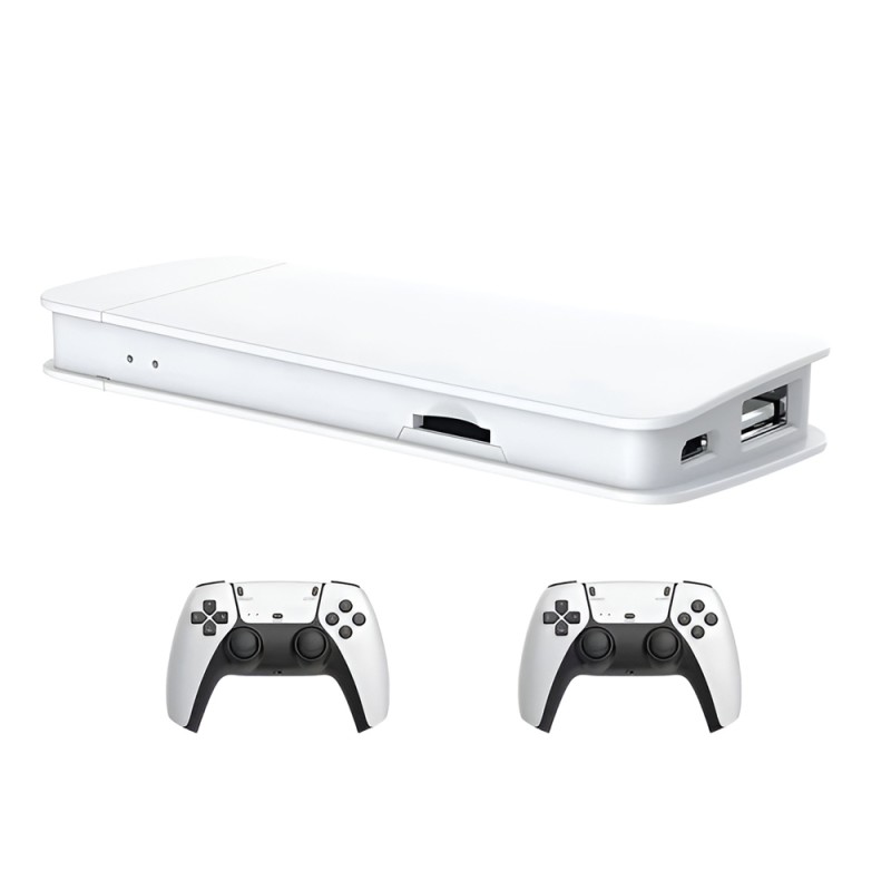 Retro Game Console M15 Plus 64GB 20000 Games, White (Damage Box)