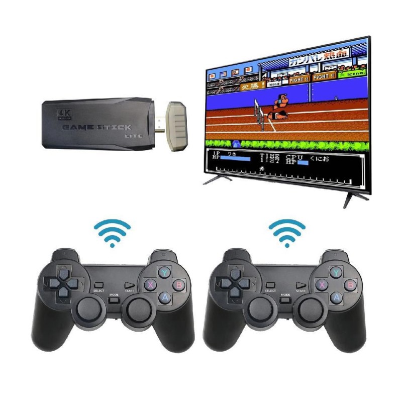 Retro Game Console M8 64GB 10000 Games, Black