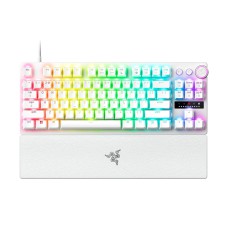 Razer Keyboard Huntsman V3 Pro Tenkeyless Analog, Analog Optical Gaming White Edition, US Layout