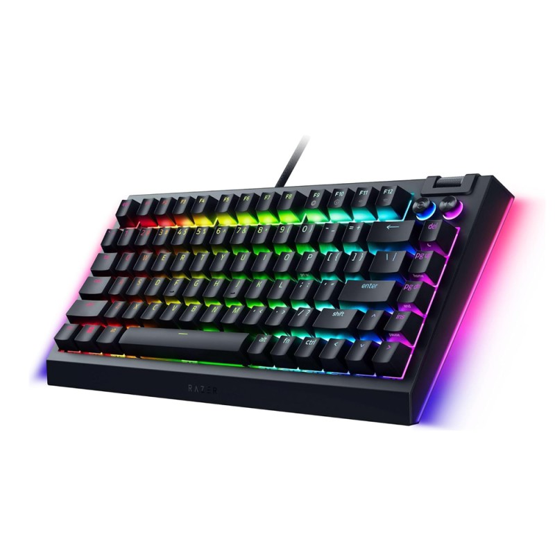 Razer Keyboard Mechanical BlackWidow V4 75%, Black Edition US Layout
