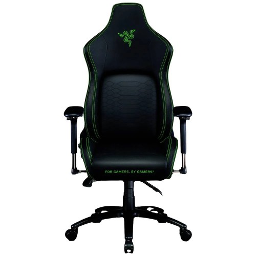 Razer Chair Iskur Leather/Black/Green XL