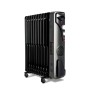 Raf Oil Radiator + Turbo Fan R.1129B, 11 Sections, 2900W, Black