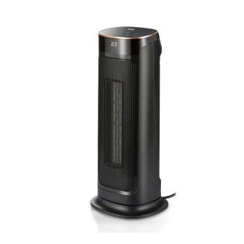 Raf Fan Heater with Remote Control, R.1402, 2000W, Black