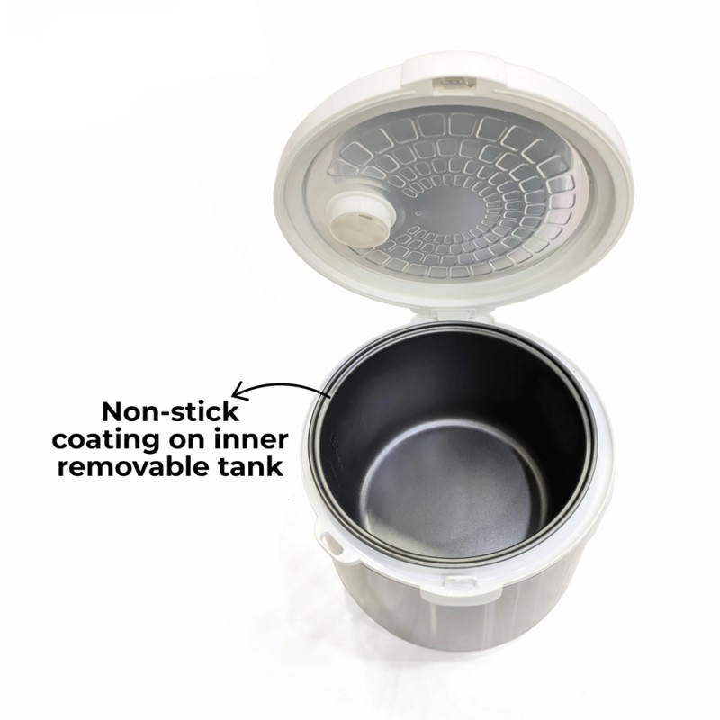 Raf Electric Cooker, 5L, R.166W, 900W, White