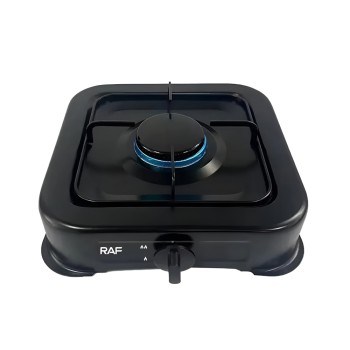 Raf Home Gas Stove R.8032B, Black