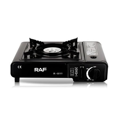 Raf Portable Gas Stove R.8111, Black