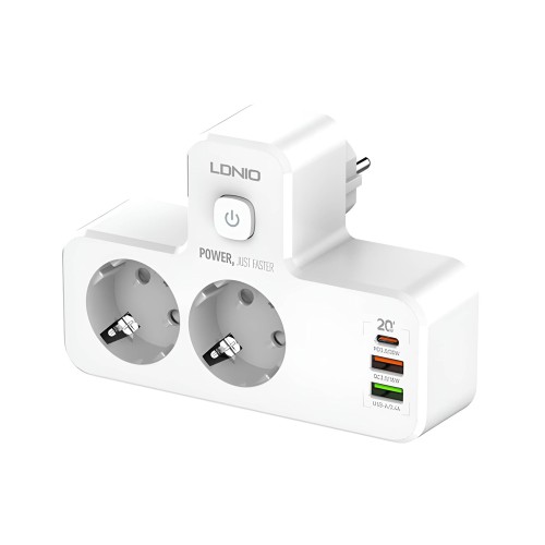 Mopu Power Strip 2 Prize 2 USB SE2337