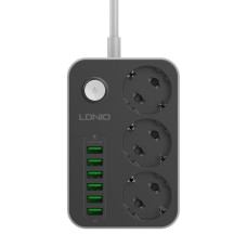 Mopu Power Strip 3 Prize 6 USB SE3631