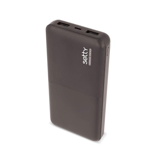 Setty Power Bank 10000 mAh, Black