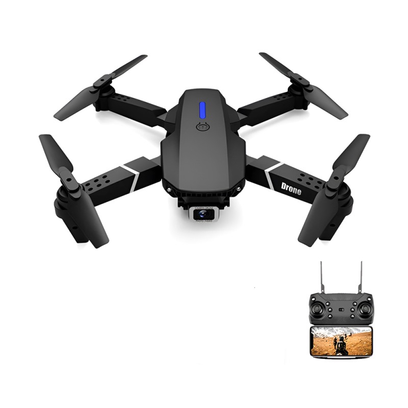 Plastic Drone Toys RC E88 Pro, Black