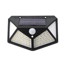 Solar Light 6pcs Set, 1200mAh, 100 LED, Waterproof, Black