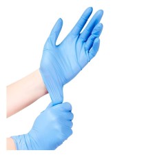 MedCare Manusi Medicale Nitril, Albastre M. Cutia 100 Buc/ 40151100