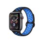 Sport Apple Watch Strap Silica Gel 38/40/41mm M/L Blue Black