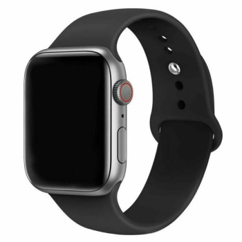 Silicon Apple Watch Strap 38/40/41mm M/L Black