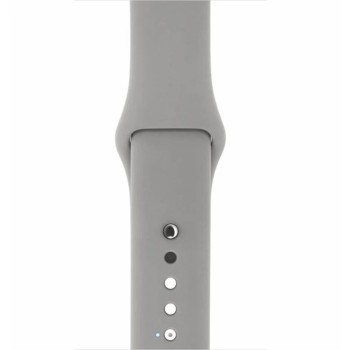 Silicon Apple Watch Strap 42/44/45mm M/L Gray