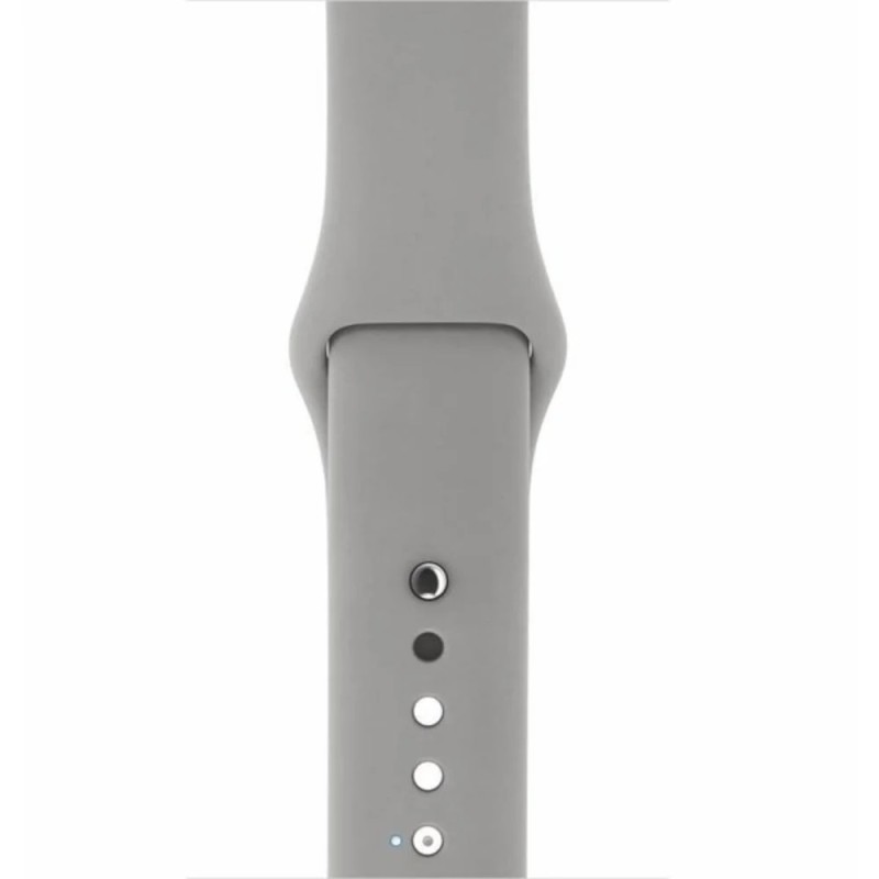 Silicon Apple Watch Strap 42/44/45mm M/L Gray
