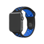 Sport Apple Watch Strap Silica Gel 42/44/45mm M/L Blue Black