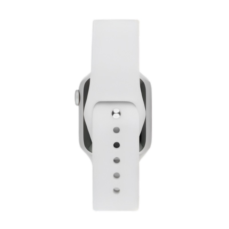 Silicon Apple Watch Strap 42/44/45mm M/L White