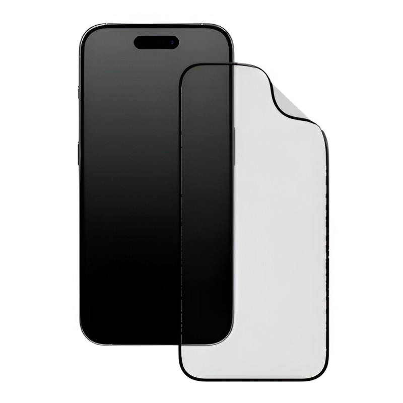 RhinoShield 3D Impact Screen Protector for iPhone 15 Pro Alignment Frame, Clear