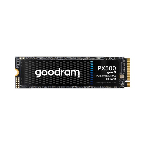 M.2 NVMe SSD 512GB GOODRAM PX500 Gen3, Interface: PCIe3.0 x4 / NVMe1.4, M2 Type 2280 form factor, Sequential Reads/Writes 3200 MB/s/ 2400 MB/s, Random