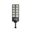 Solar Street Lamp, Solar Panel and Motion Sensor, W7208-6, 10 Lights, 6000 mAh, 3,7 V, 5,5 V/4,5 W. Black