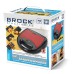 BROCK 4 in 1 Sandwich /Nutlet/ Waffle Maker and Grill SSM6004 RD 750W, Red
