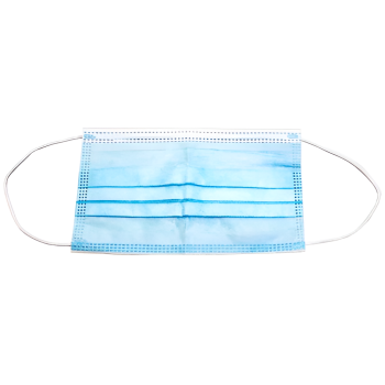 SSS Helmet Disposable Face Mask, 3 layers, Blue. 50pcs/box/ Masca faciala de unica folosinta. Albastra