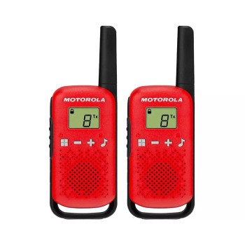 Motorola Walkie-Talkie TalkAbout T42, Twin, 16 Channels, 4km, Red