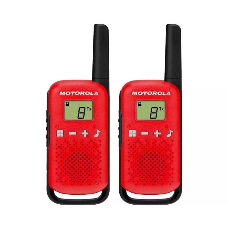 Motorola Walkie-Talkie TalkAbout T42, Twin, 16 Channels, 4km, Red
