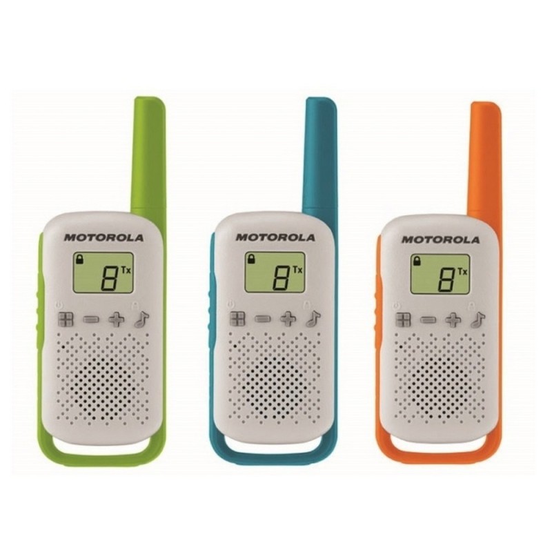 Motorola Walkie-Talkie TalkAbout T42, Triple, 16 Channels, 4km