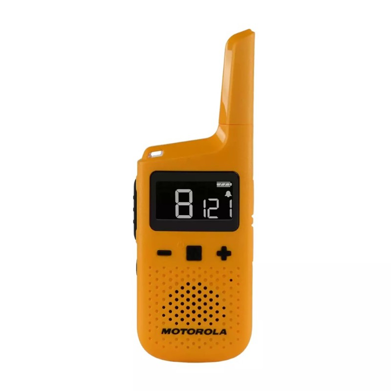 Motorola Walkie-Talkie TalkAbout T72, Twin, IP54, 16 Channels, 8km, Yellow