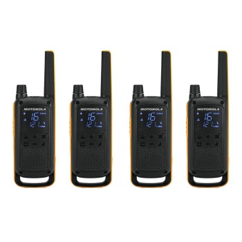 Motorola Walkie-Talkie TalkAbout T82 Extreme, Quad, IPx4, 16 Channels, 10km, Black