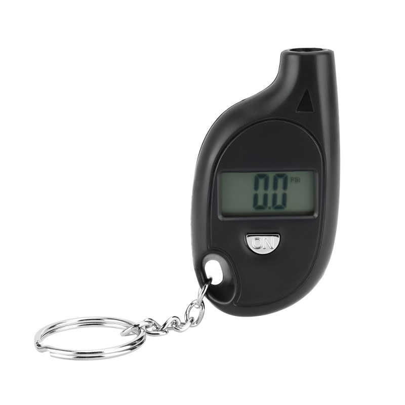 Tire Gauge Digital LCD Display, Black